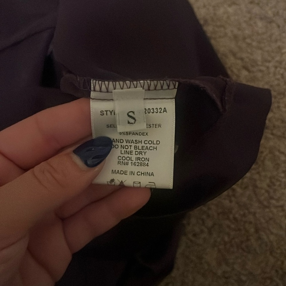 purple mini dress - Picture 4 of 5